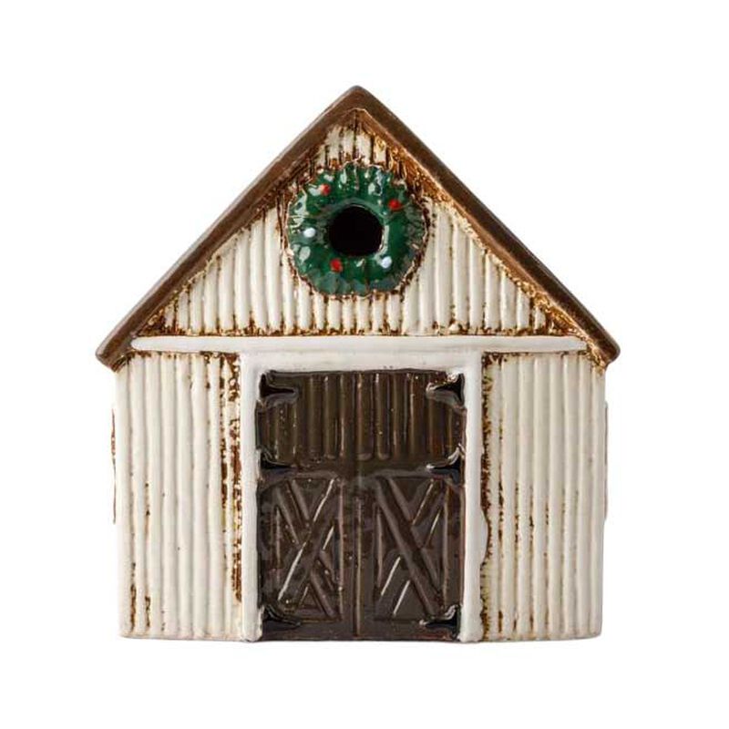 French Country Nordgard Stable with Wreath image number 0